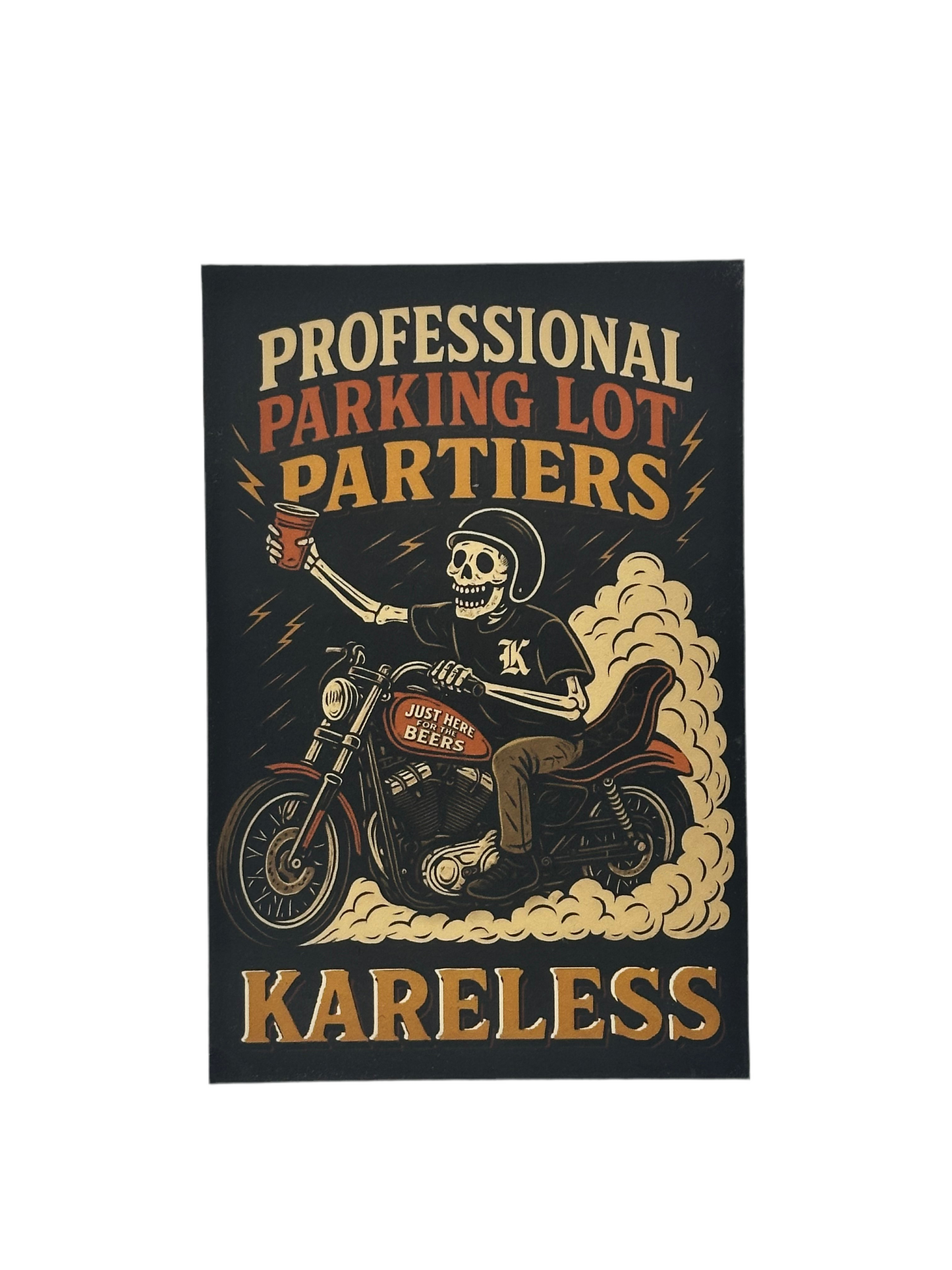 Professional Parking Lot Partiers Sticker