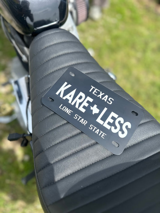 Kareless Motorcycle Plate