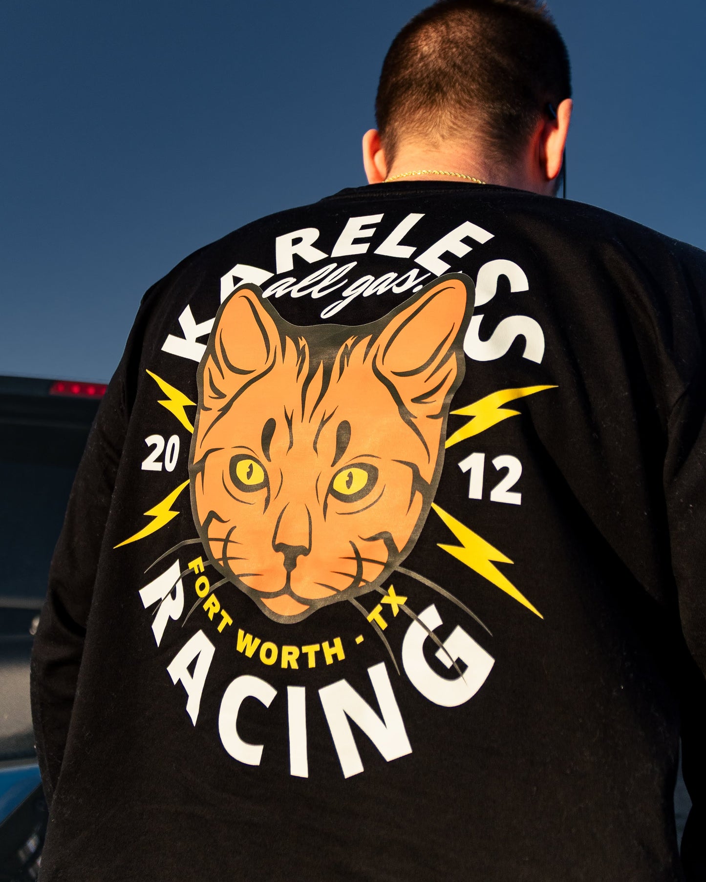 Kareless Racing Cat Long-sleeve