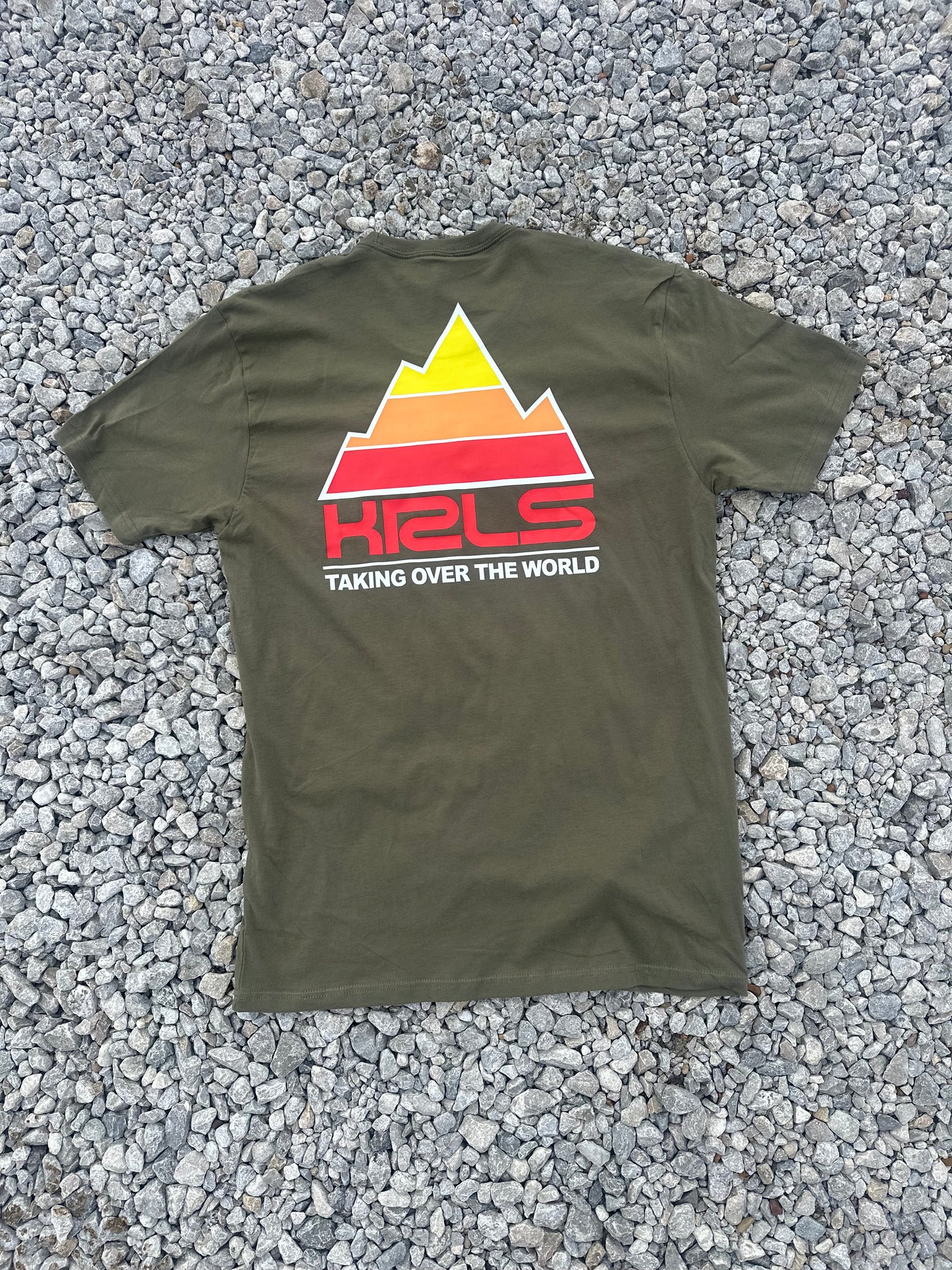 KRLS "Taking Over The World" Tee - Military Green