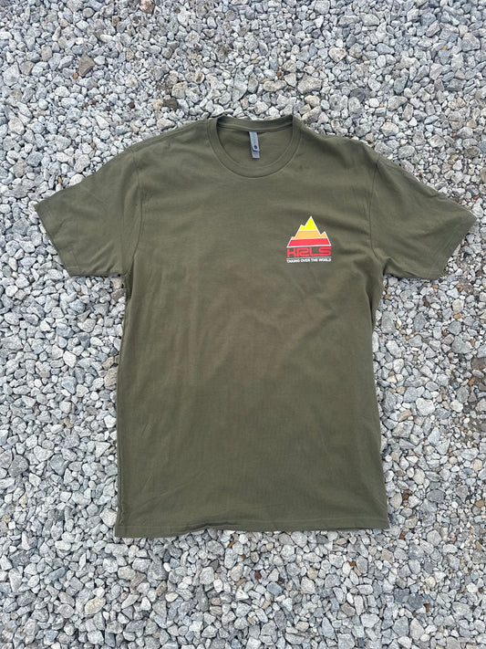 KRLS "Taking Over The World" Tee - Military Green