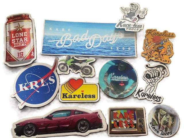 SUMMER CRAZY DIE CUT Sticker Pack