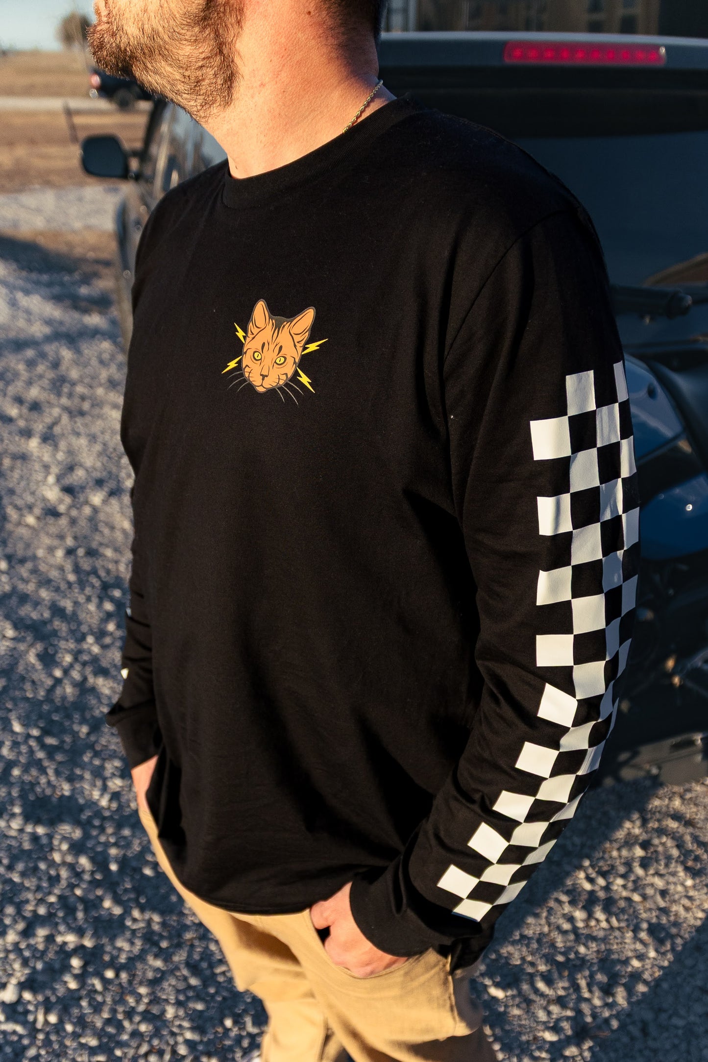 Kareless Racing Cat Long-sleeve