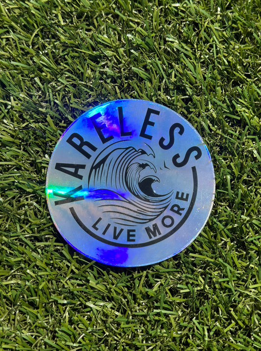 Kareless Live More Oil Slick Sticker