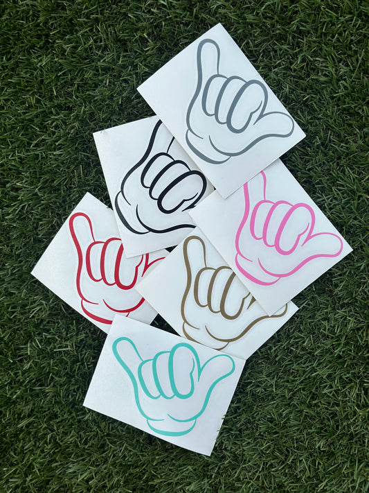 Hang Loose Vinyl Sticker