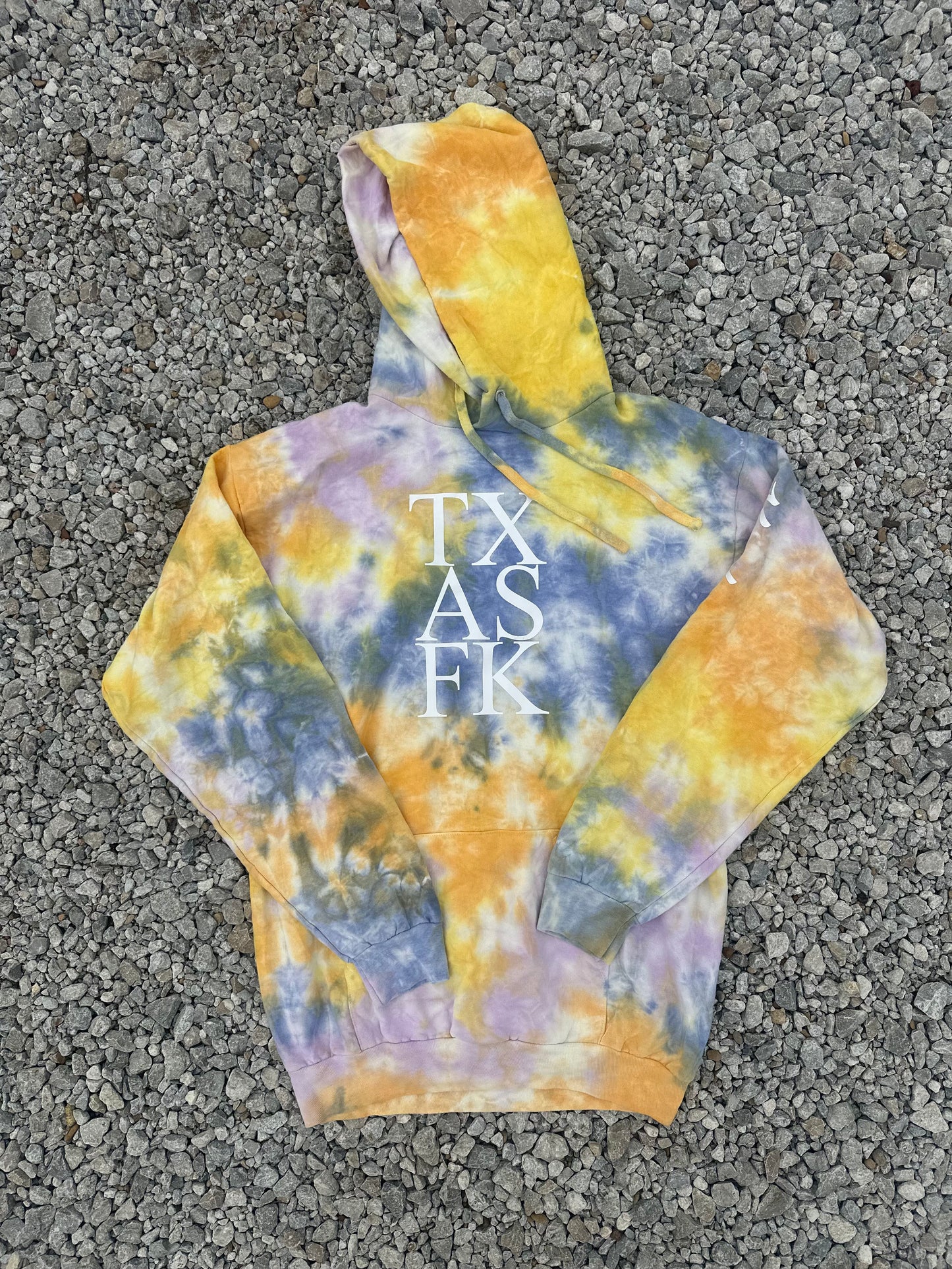 TXASFK Hoodie Tie Die