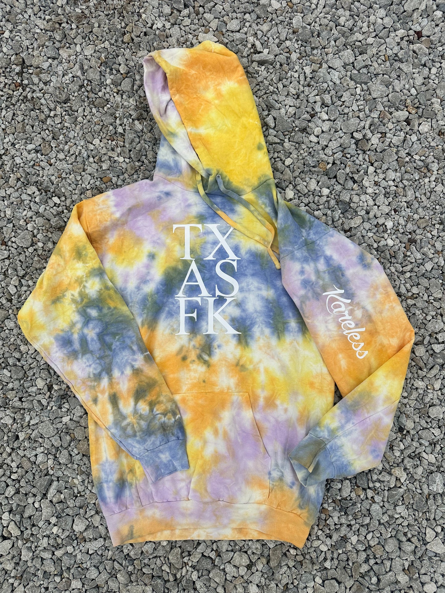TXASFK Hoodie Tie Die