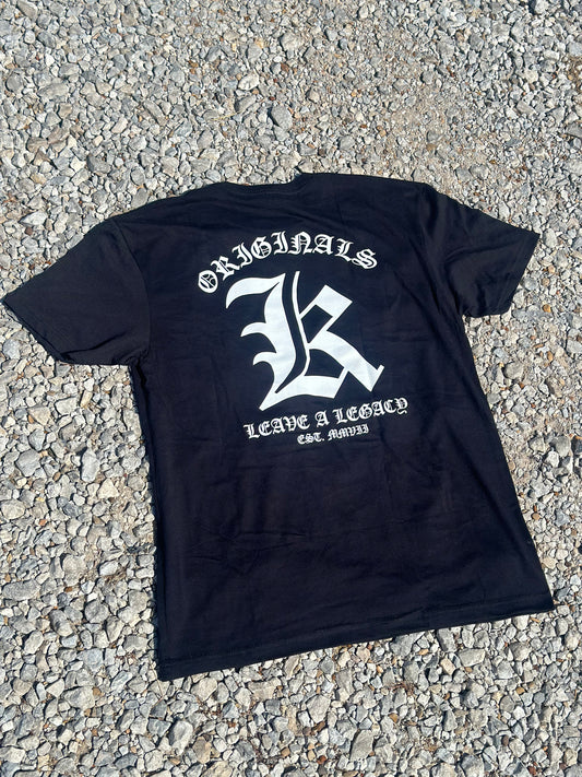 Leave a Legacy Black Tee-WHILE SUPPLIES LAST