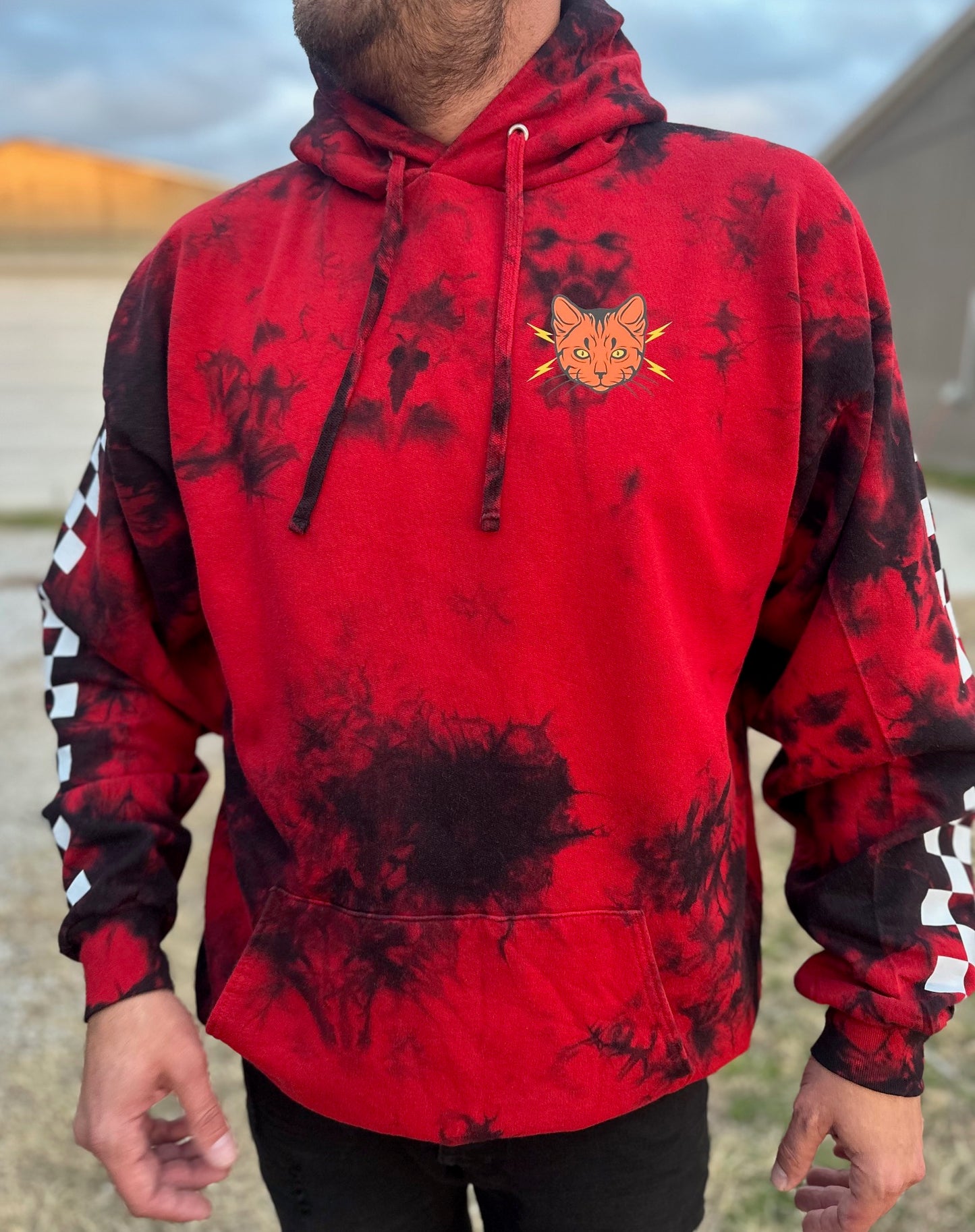 Kareless Racing Cat Hoodie - LIMITED EDITION RED