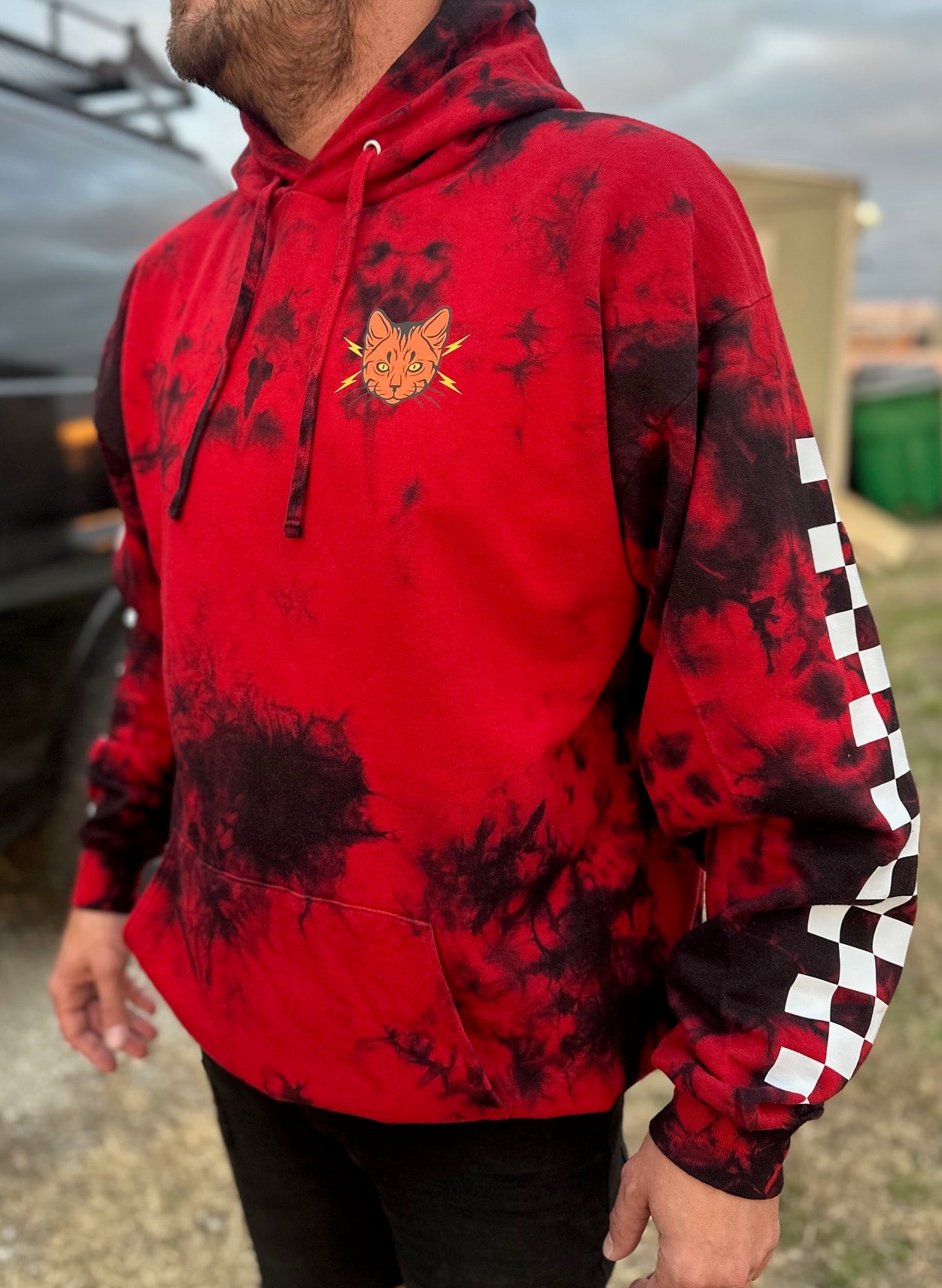 Kareless Racing Cat Hoodie - LIMITED EDITION RED