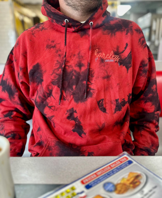 Kareless "Dad's Breakfast" Tie-Dye Hoodie