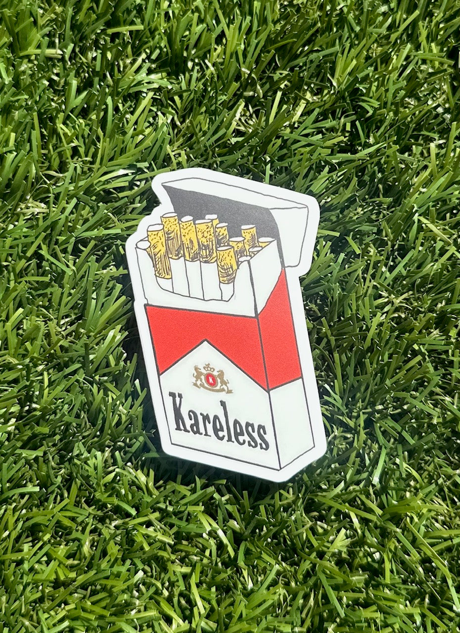 Kareless Smokes Sticker