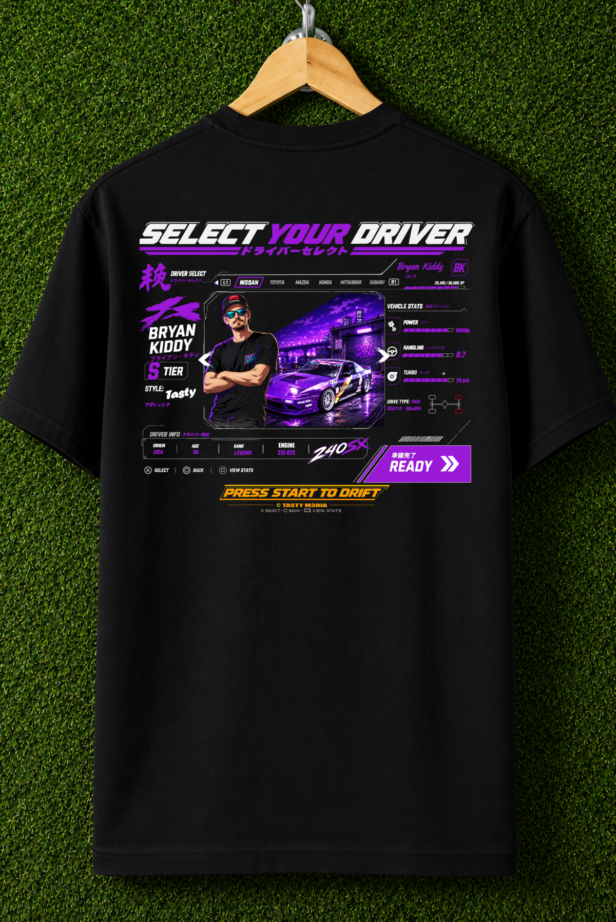 TastyM3dia 'Select Your Driver' Tee