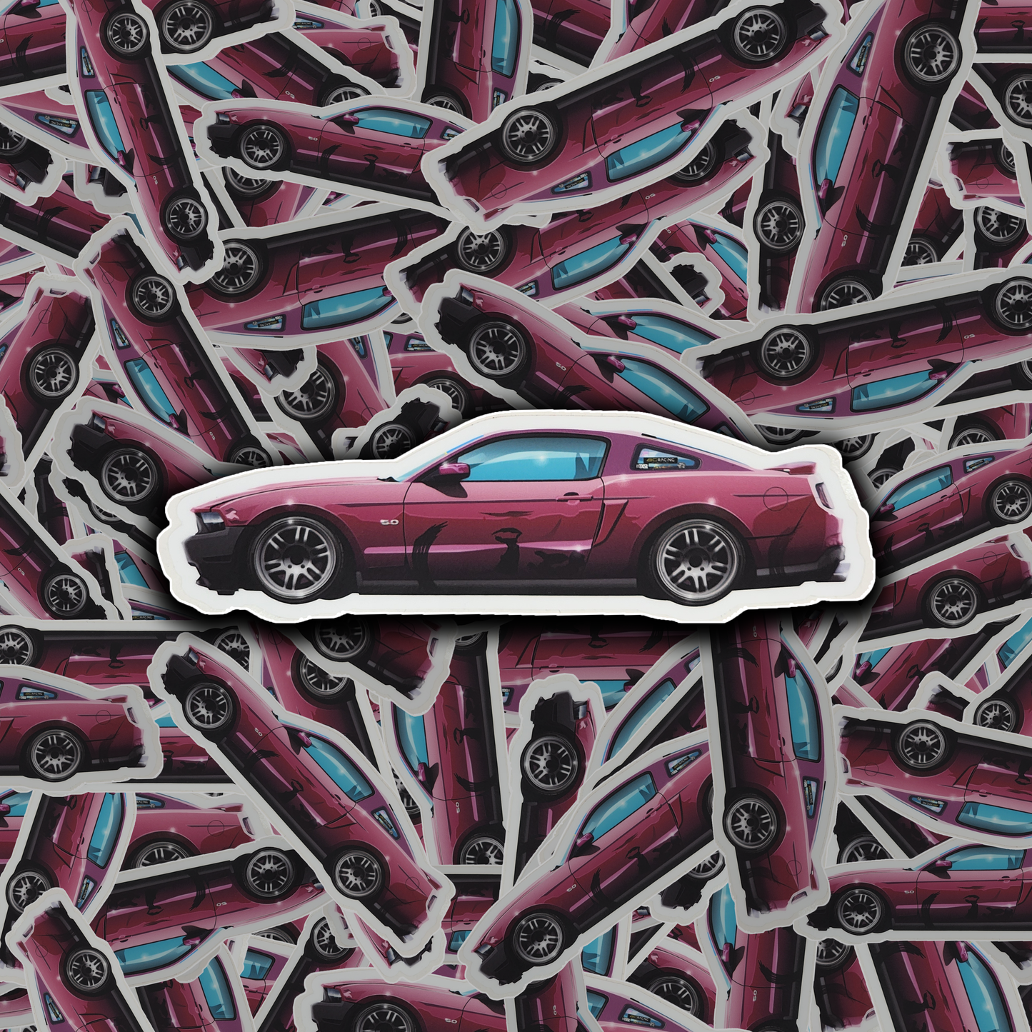 Drift Mustang Sticker